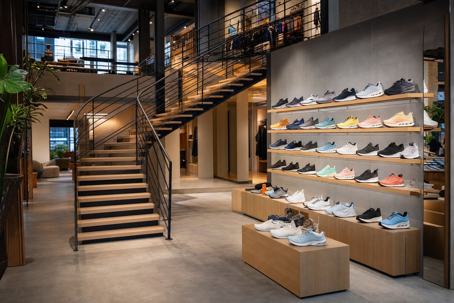 Trois étages : le running passe en mode flagship