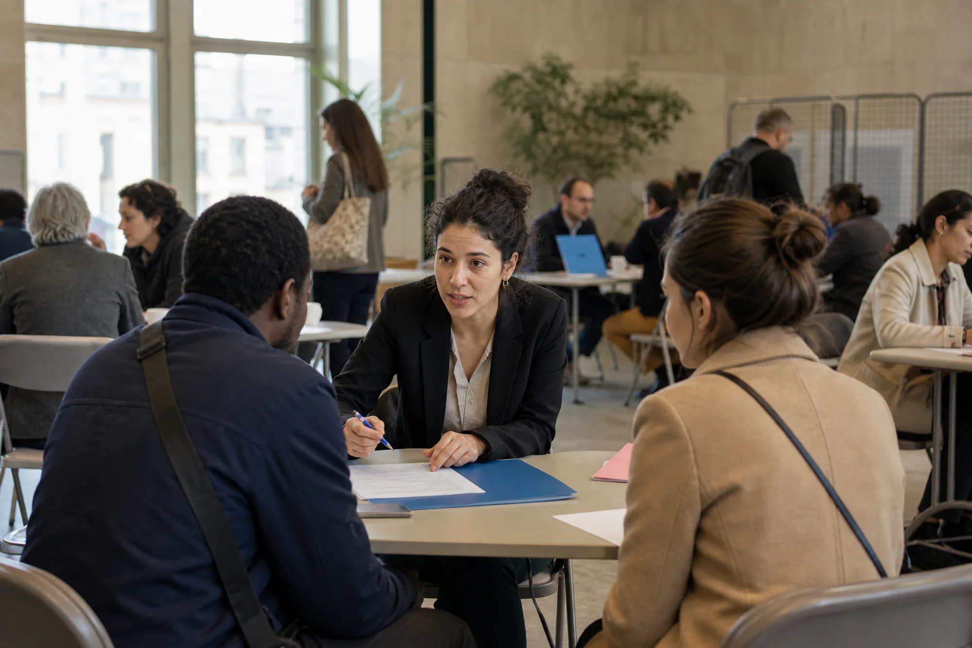 Forum emploi des refugies a Paris : l'insertion vaut mieux qu'un slogan