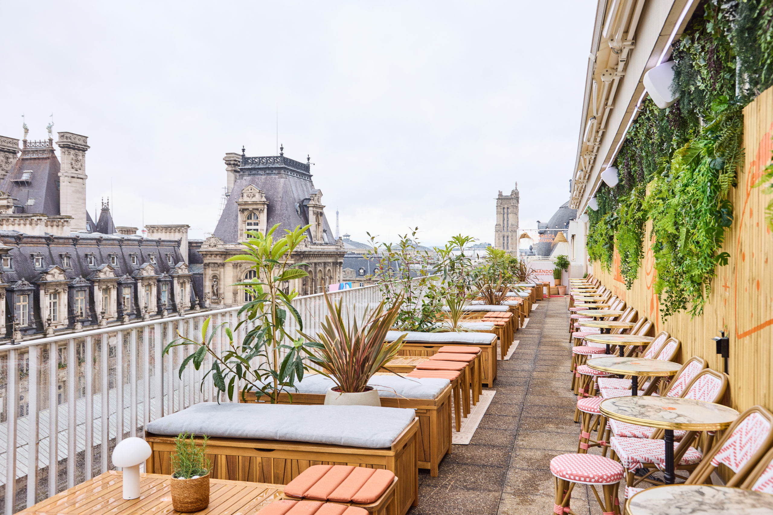 Terraza Mikuna : Le bar à tapas sur le rooftop du BHV Marais