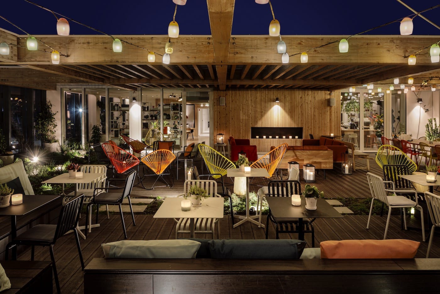 Living Kitchen à Zoku Paris : Rooftop avec vue panoramique
