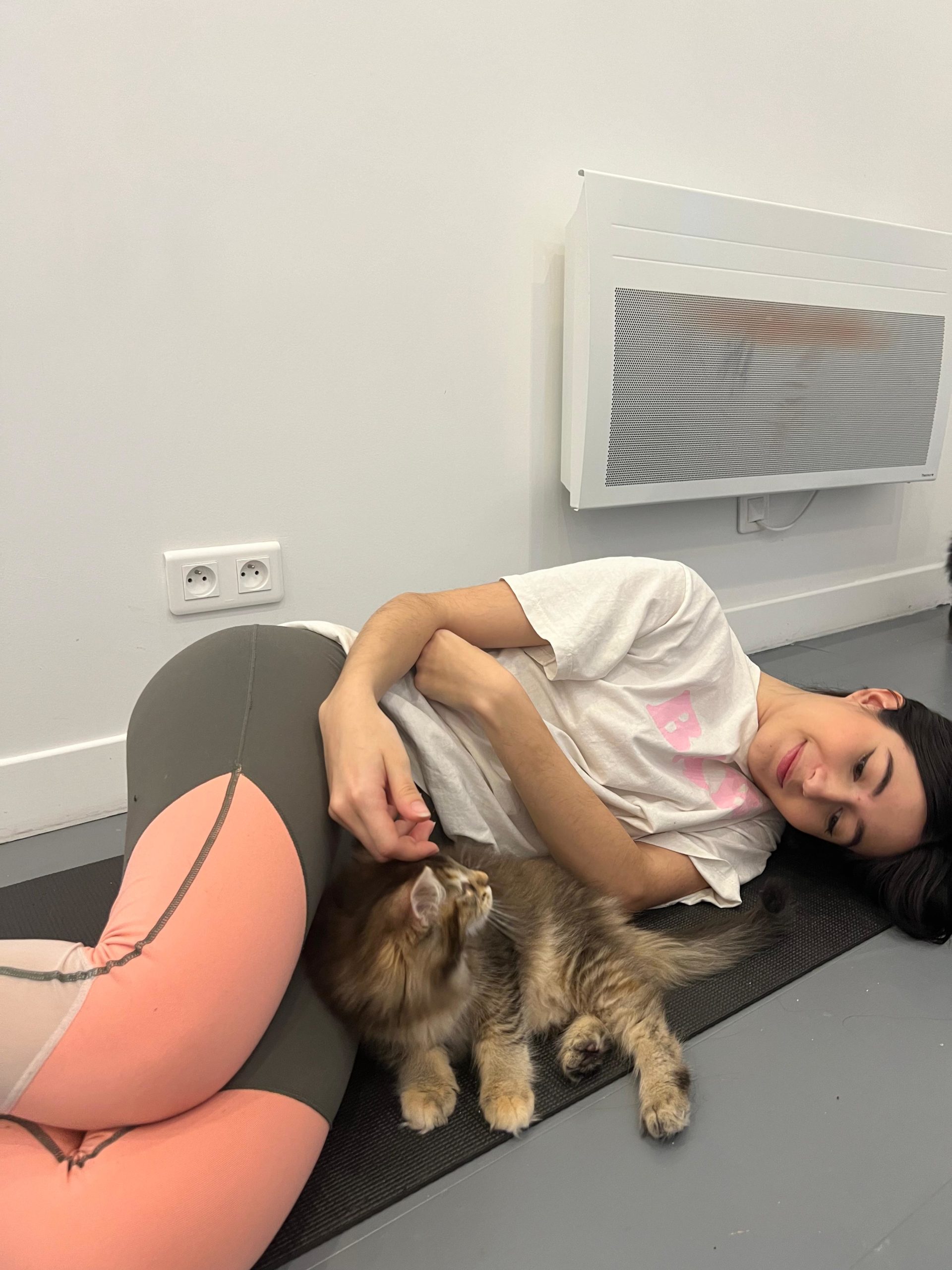 Un coin de paradis urbain : du yoga avec des chatons pour la Journée Mondiale du Bien-Être