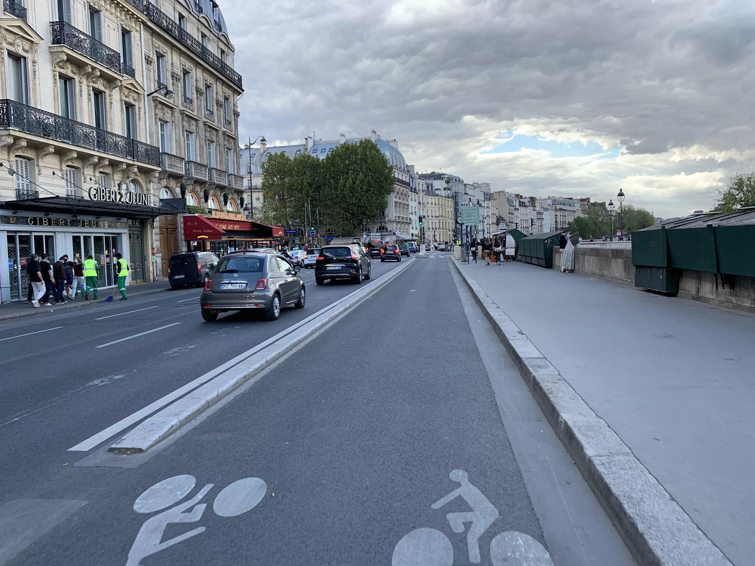 Inauguration de la piste Paul Varry : choc urbain et cri contre la violence routière.