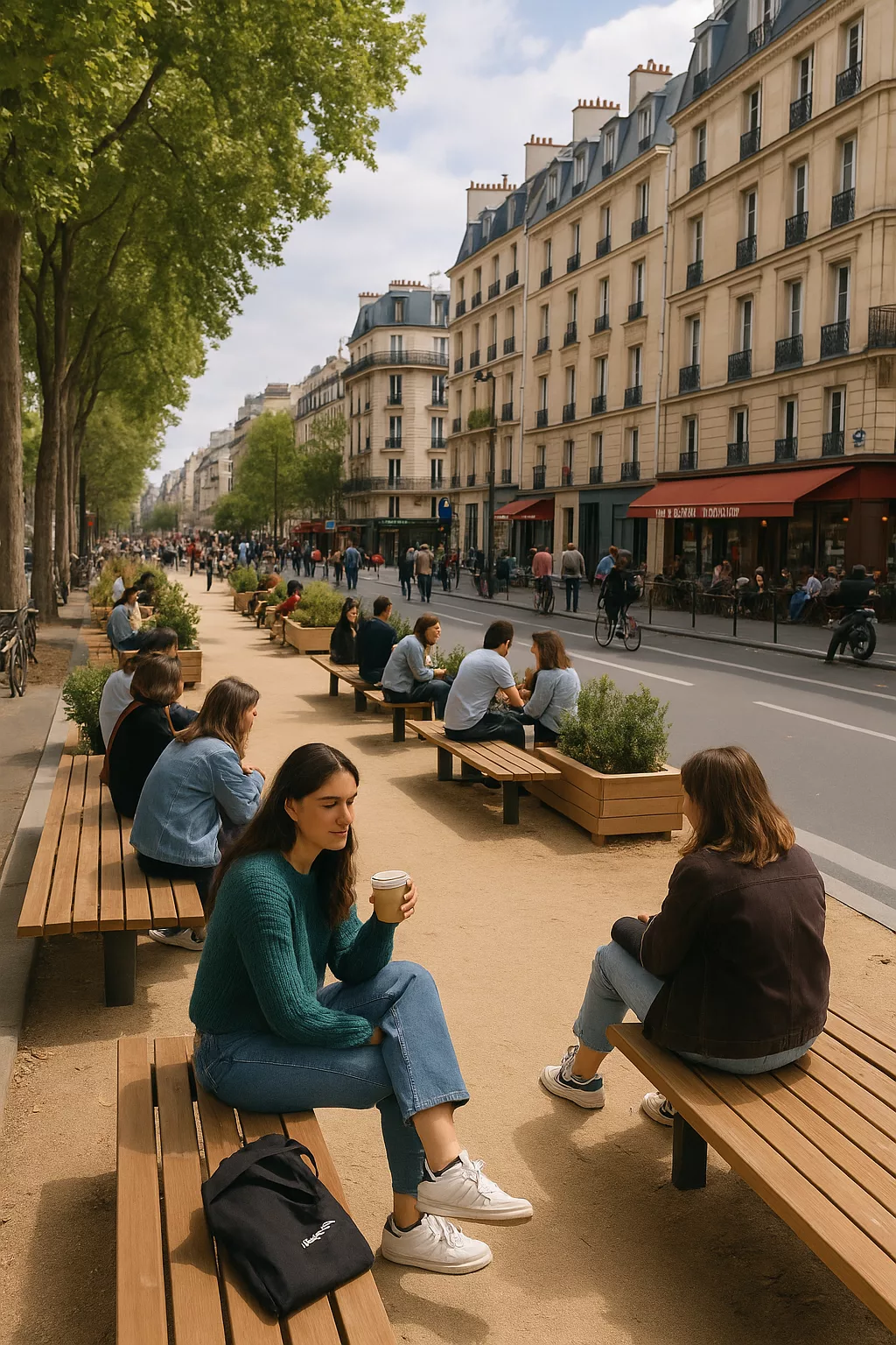 Quand Paris transforme ses trottoirs en nouveaux espaces de vie