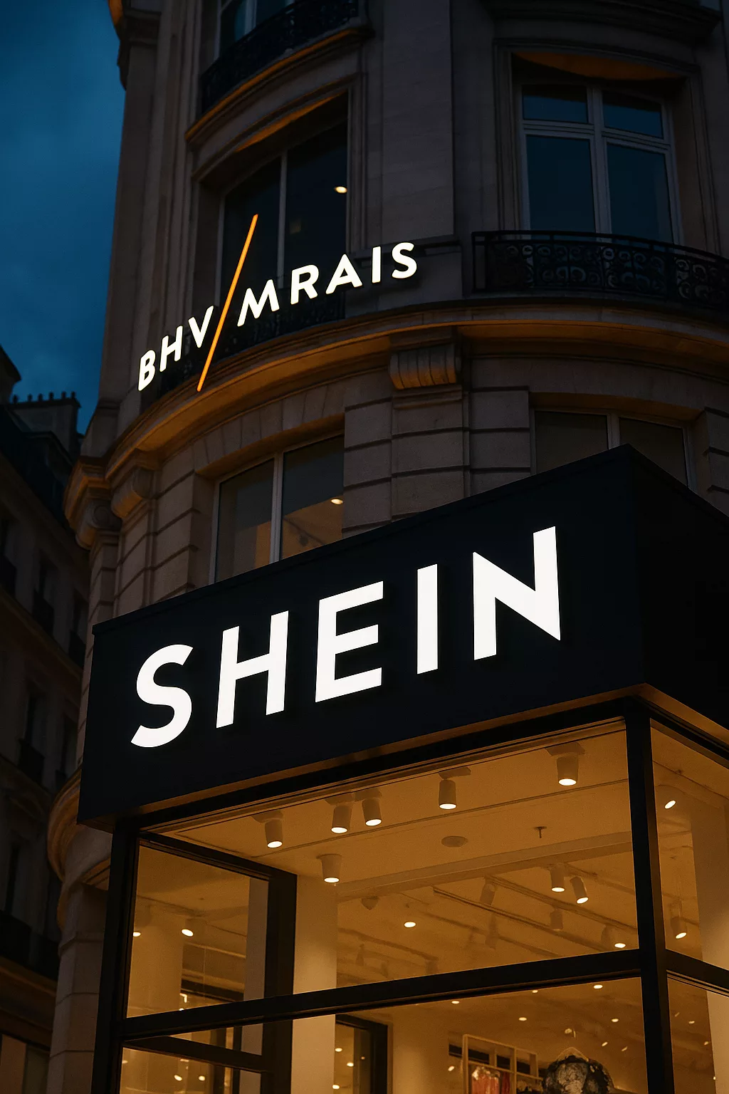 Le débarquement choc de SHEIN au BHV Marais