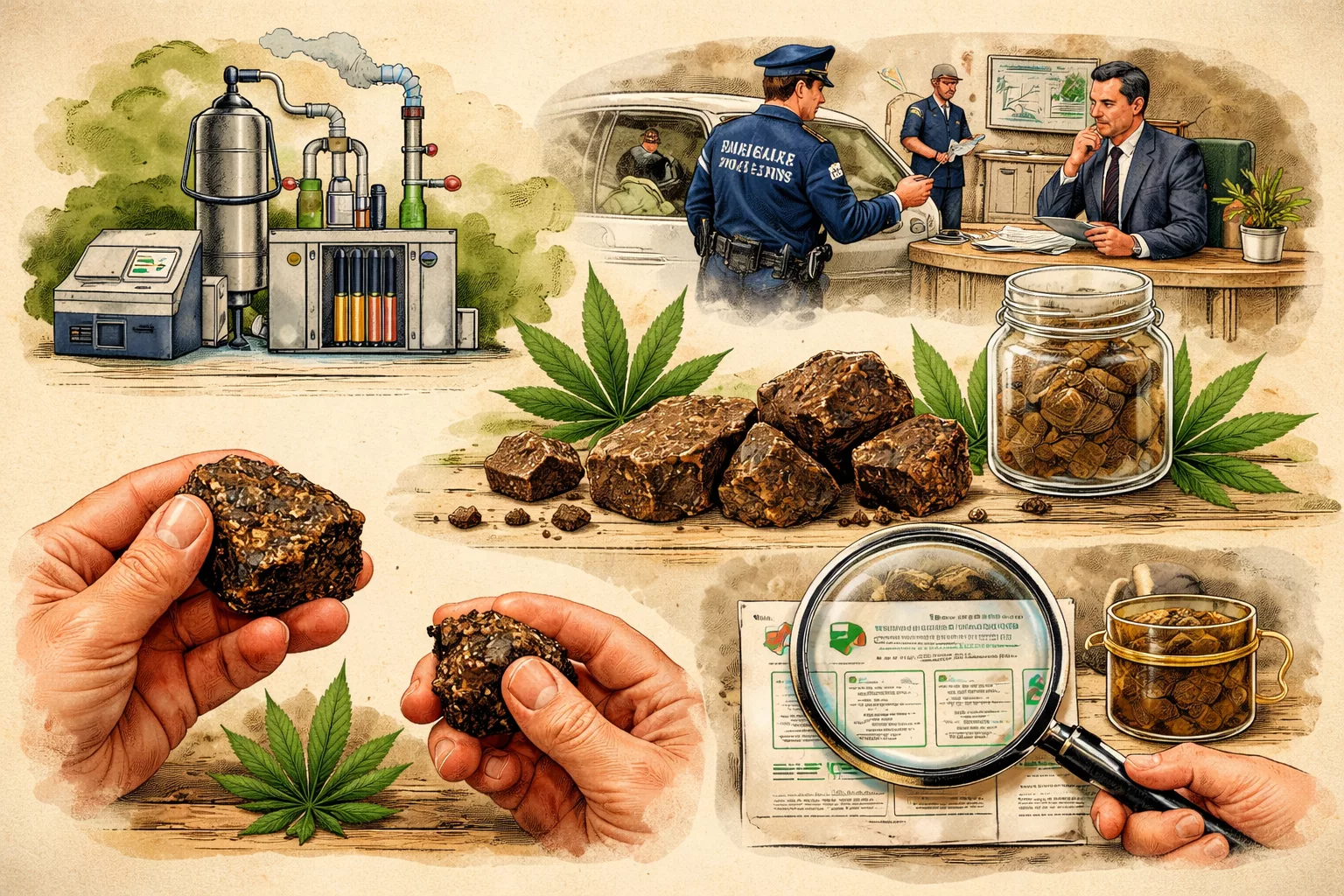Guide complet pour choisir une résine CBD 0 % THC de haute qualité