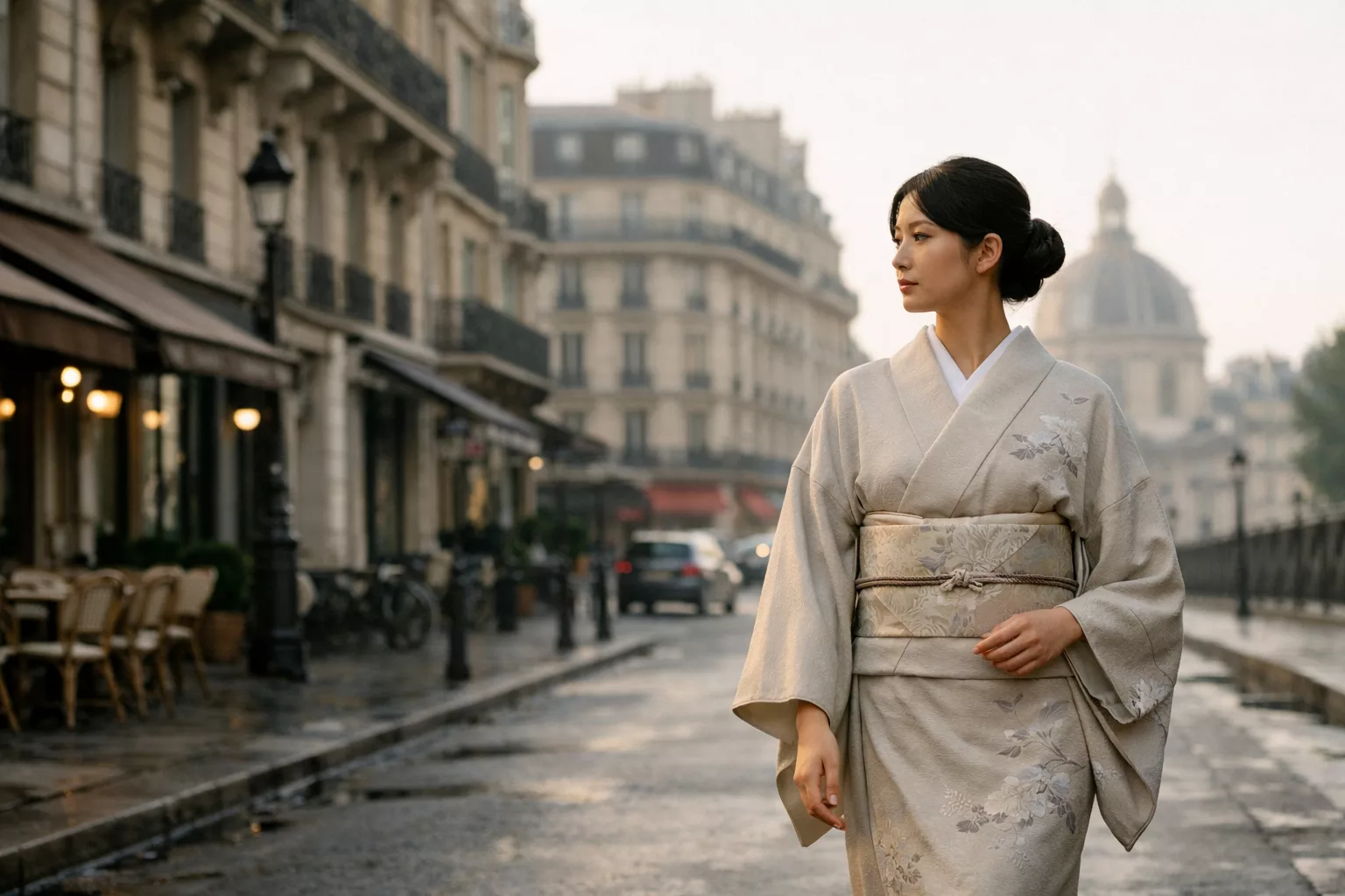 Japon : le kimono n’est pas un costume — c’est un langage (et Paris commence à le comprendre)
