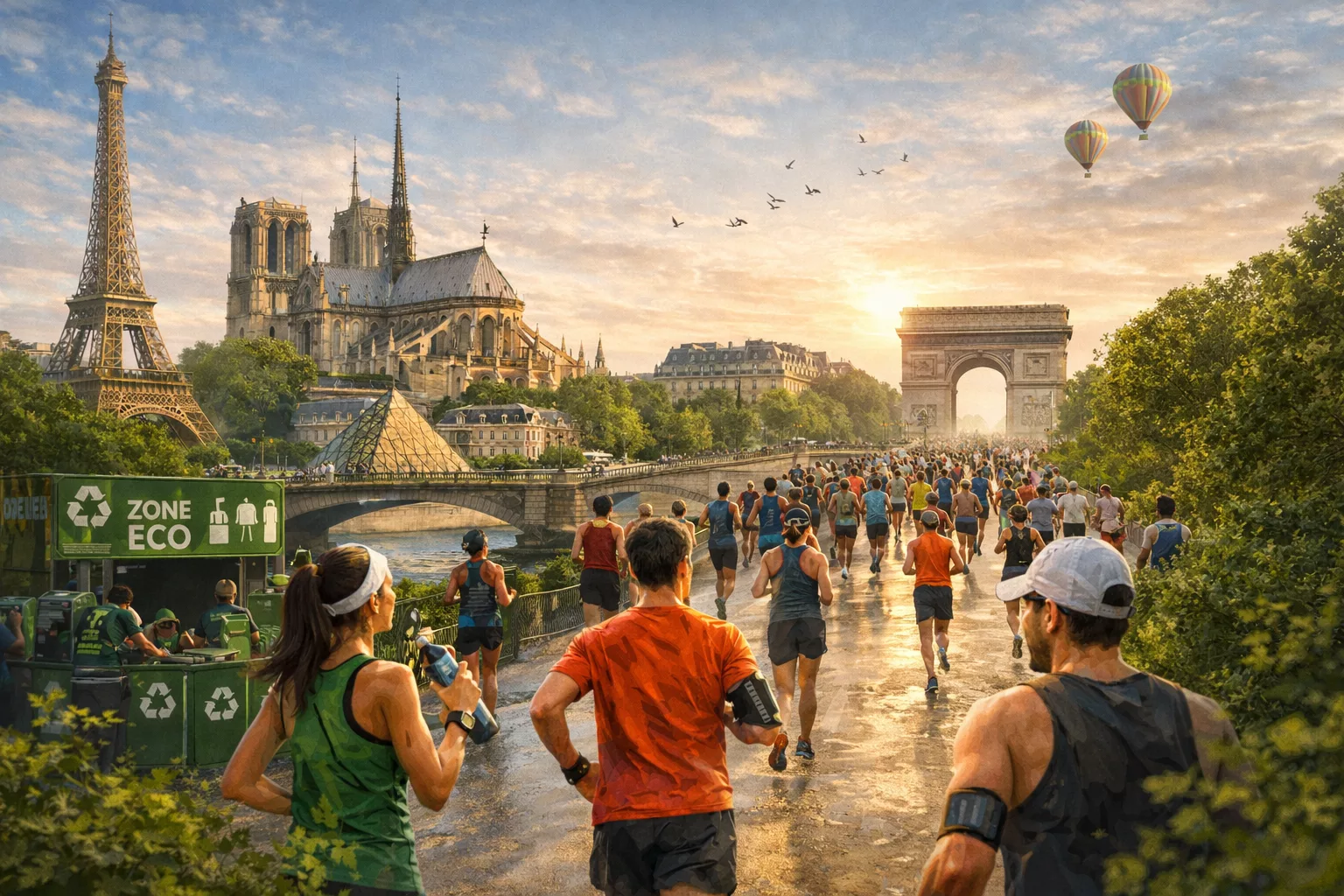 Marathon de Paris 2026 : une 49ᵉ édition spectaculaire entre patrimoine, performance et engagement écologique