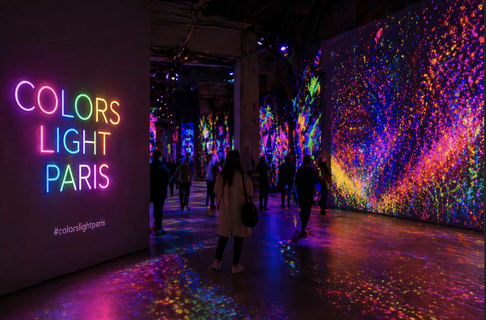 Colors Light, l’expo immersive qui met Paris sous tension lumineuse