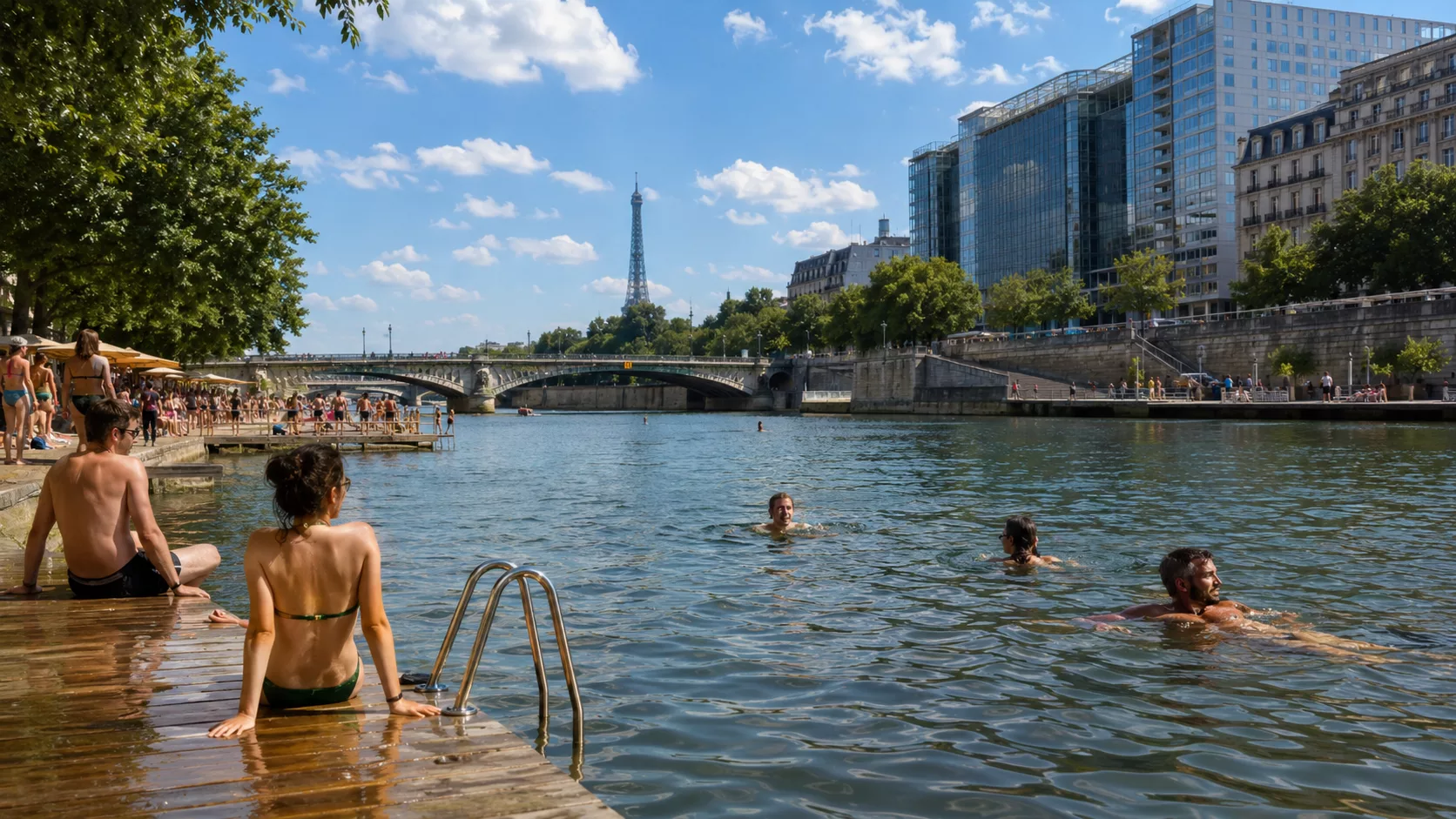 Se baigner dans la Seine en 2026, ou comment Paris transforme son vieux mythe crado en fantasme d’été