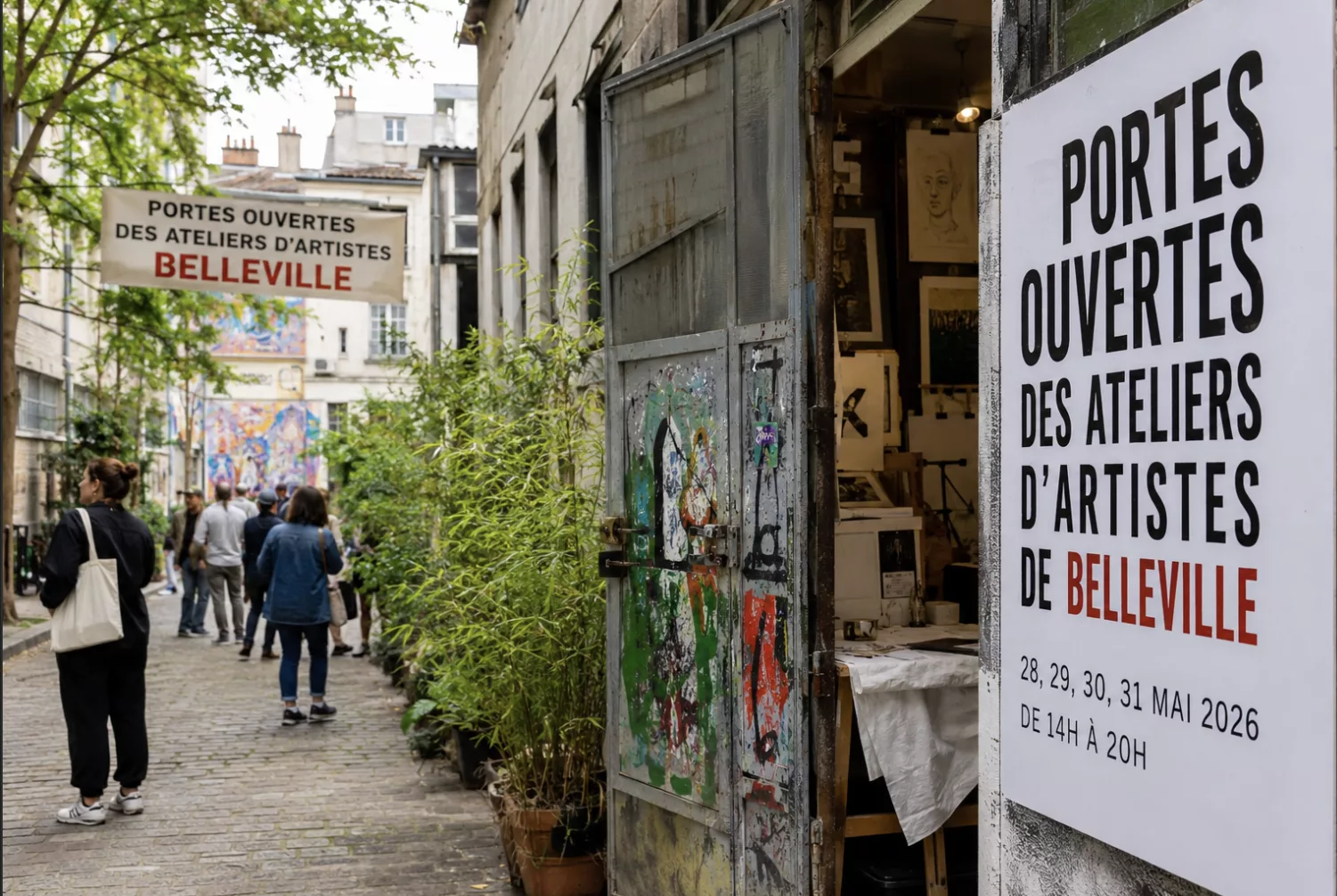 Pourquoi les Portes Ouvertes des Ateliers d’Artistes de Belleville pourraient bien être le meilleur plan créatif de la fin mai à Paris