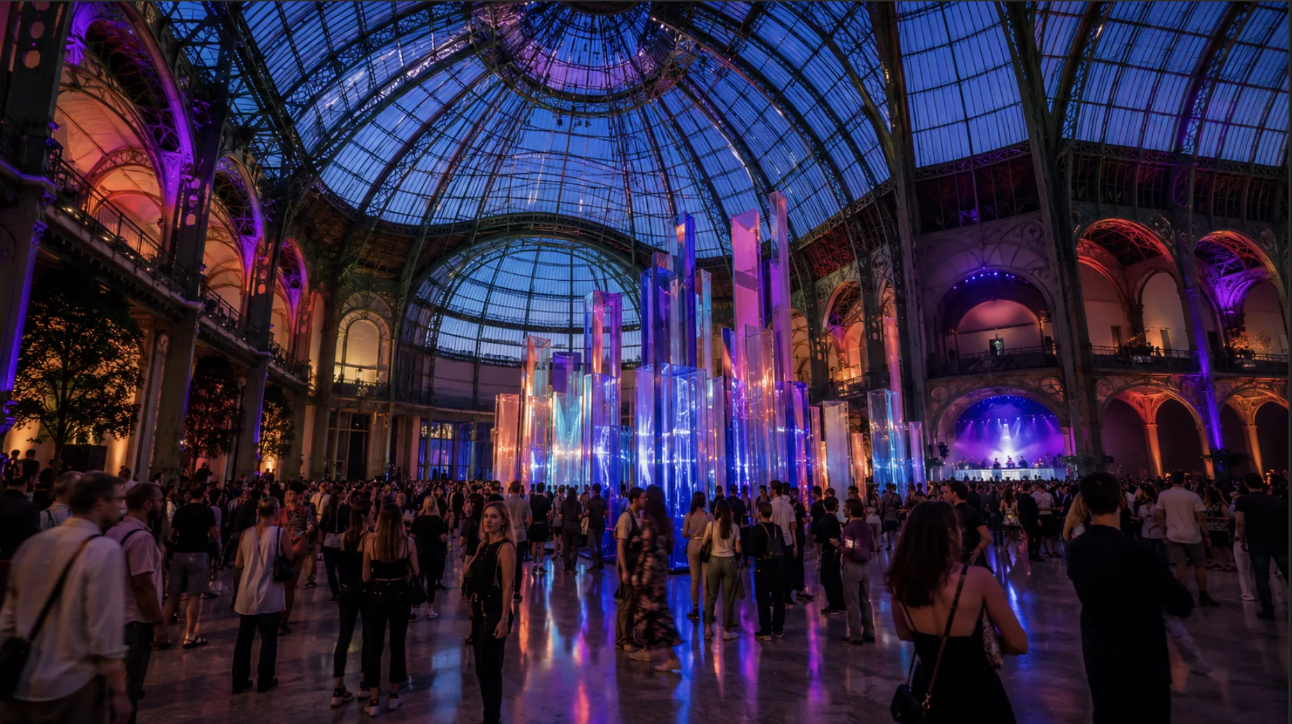 Le Grand Palais d’été transforme Paris en terrain de jeu sous verrière
